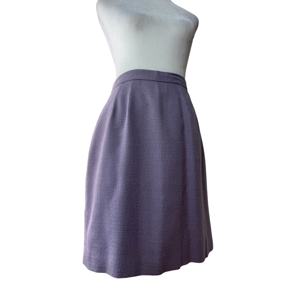 Vintage Y2K Donna Ricco Petite Light Purple Knee Length Skirt